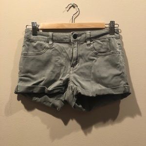 Grey/Green Wash Shorts